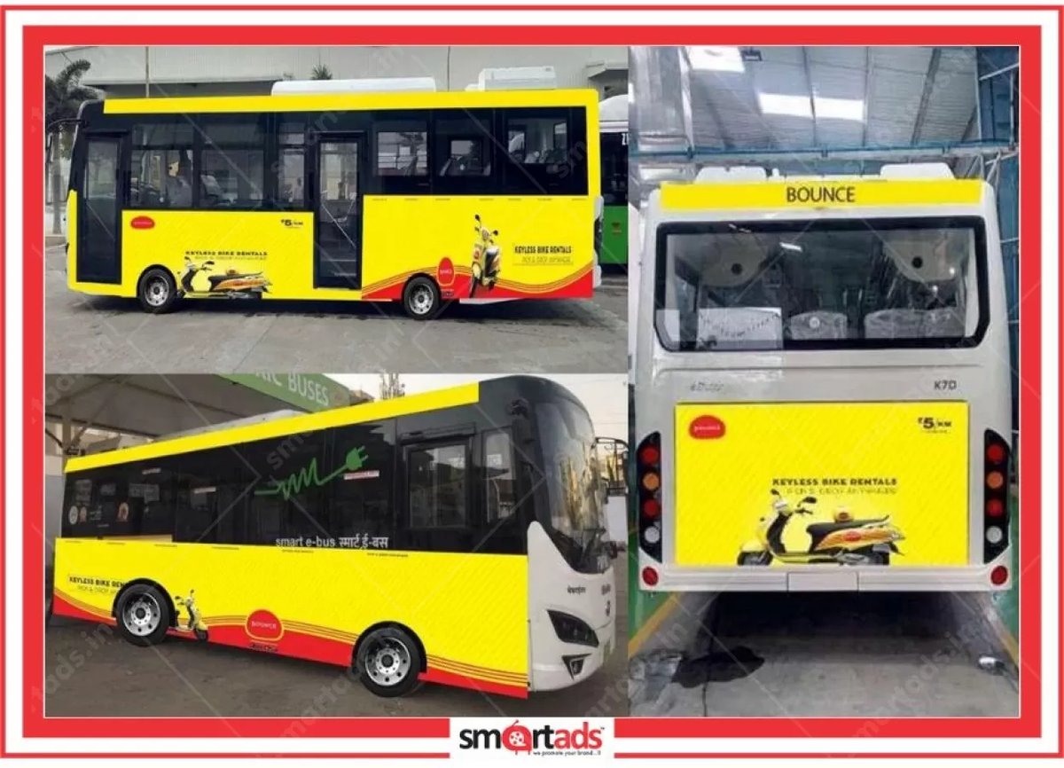 AC Full Bus Wrap media advertisement