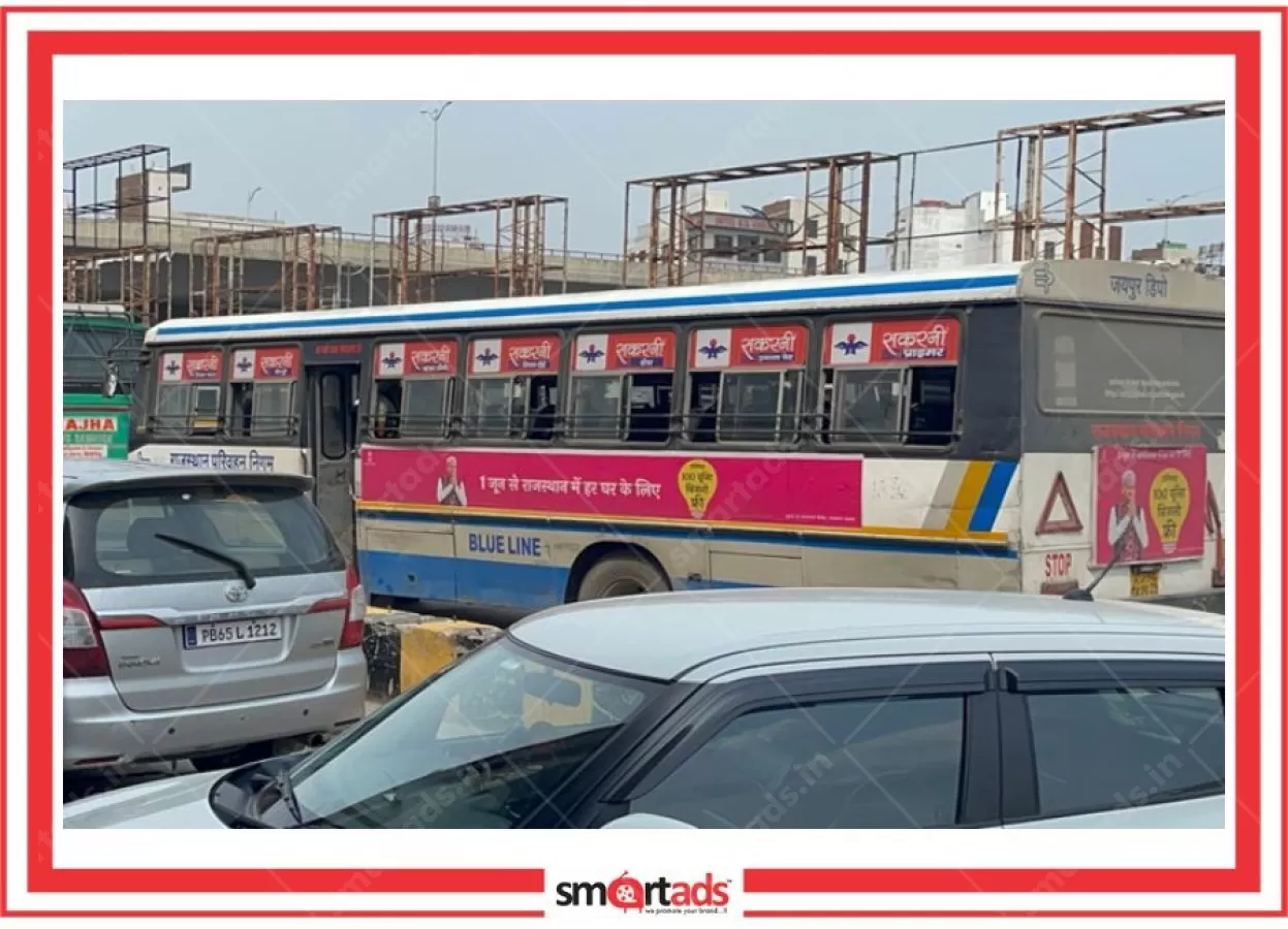 Bus Glass Panel media advertisement