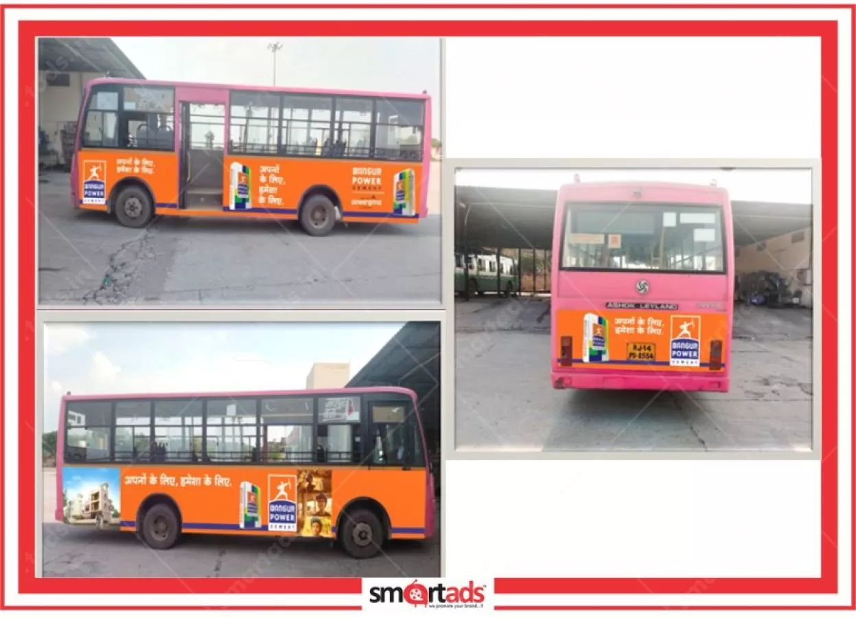 Full Bus Wrap media advertisement