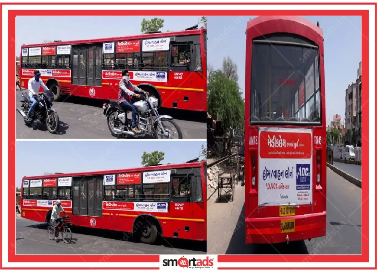 Bus Combo Panel media advertisement