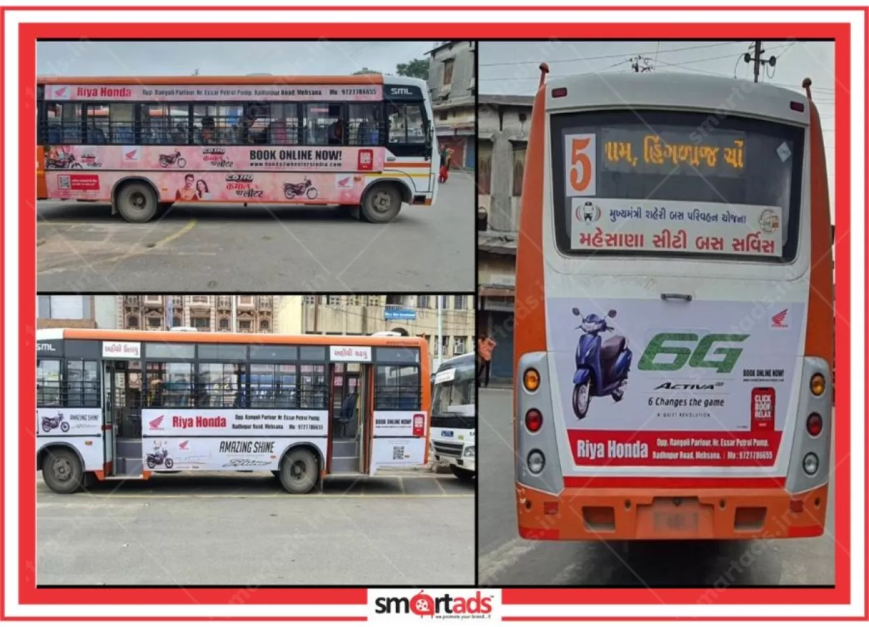 Bus Combo Panel media advertisement