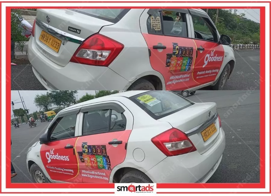 Cab Outside Door media advertisement