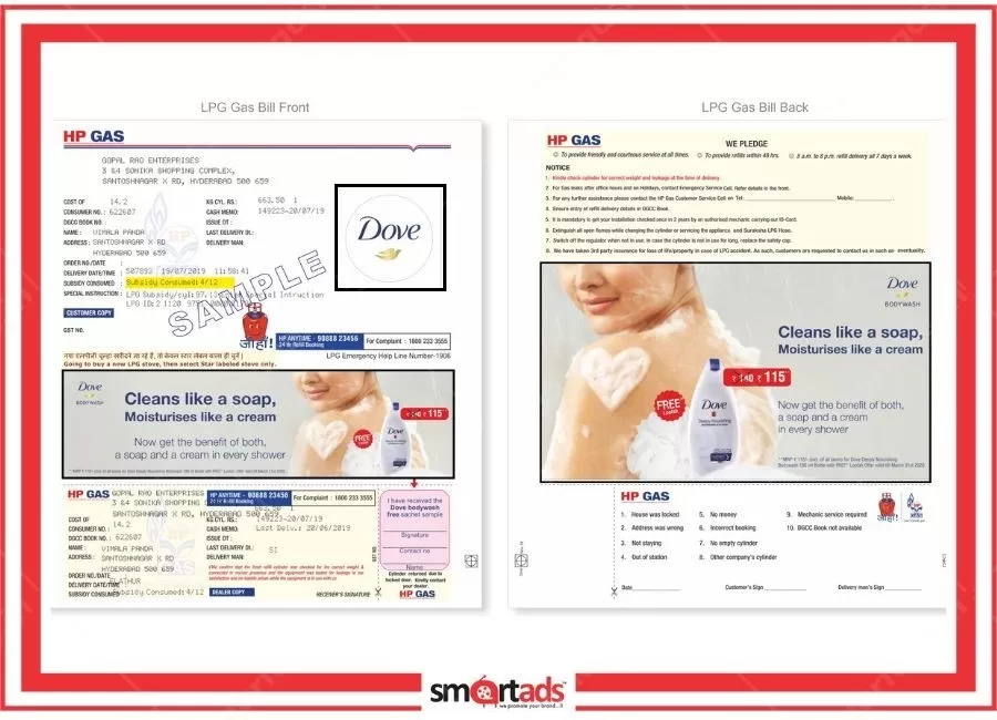 HPCL Gas Bill media advertisement