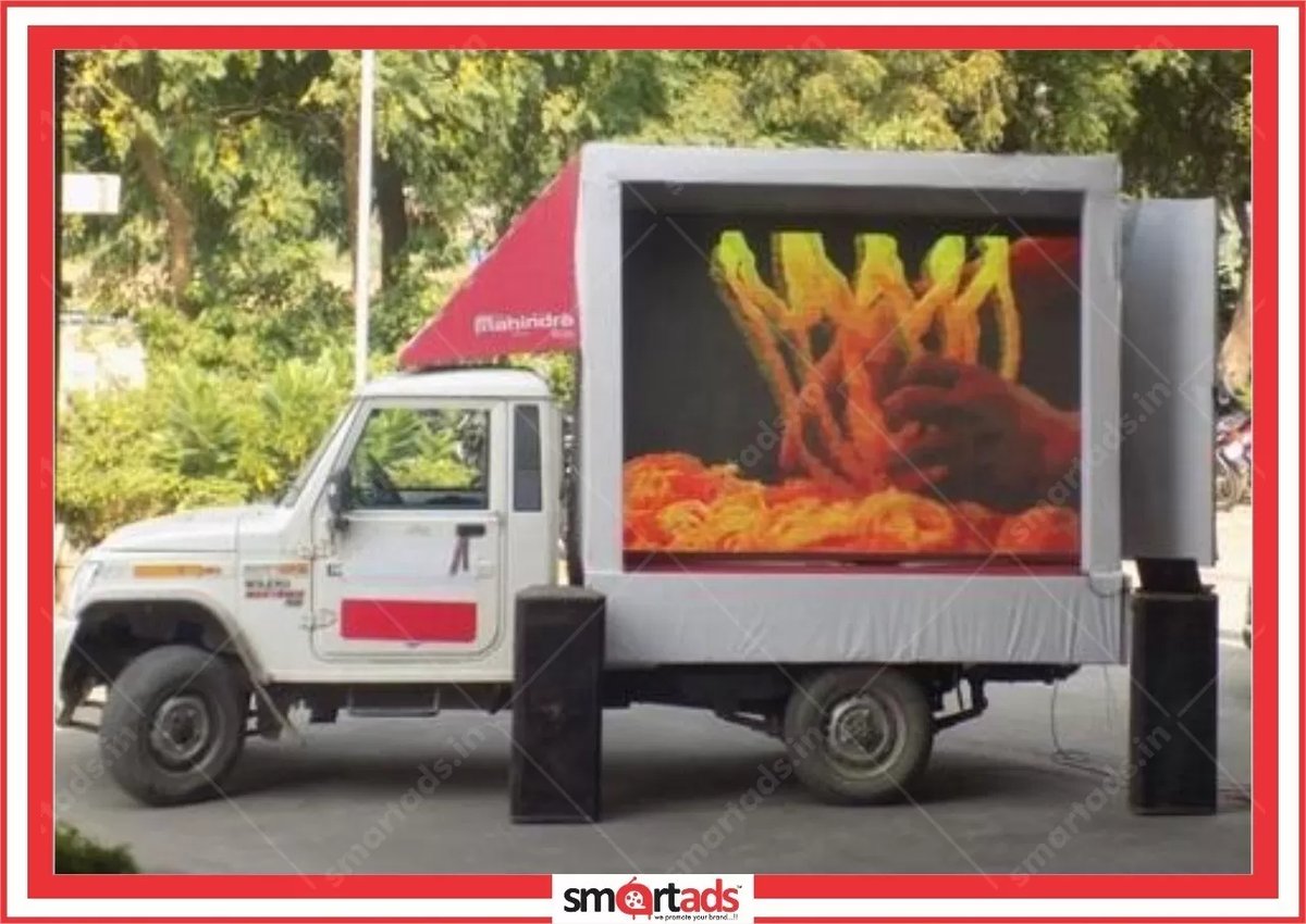 LED Screen - Truck Mounted media advertisement