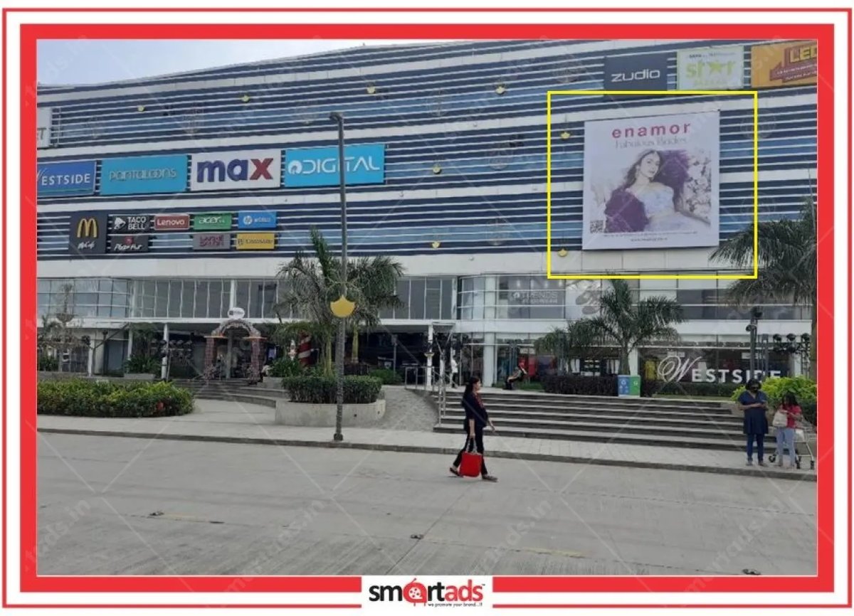 Facade media advertisement