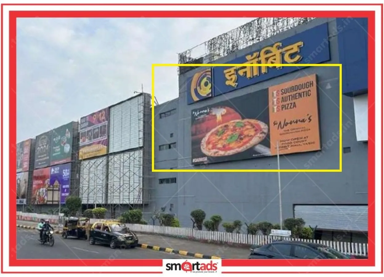 Facade media advertisement