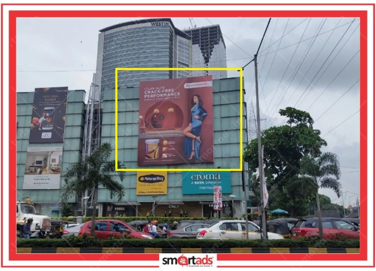 Facade media advertisement
