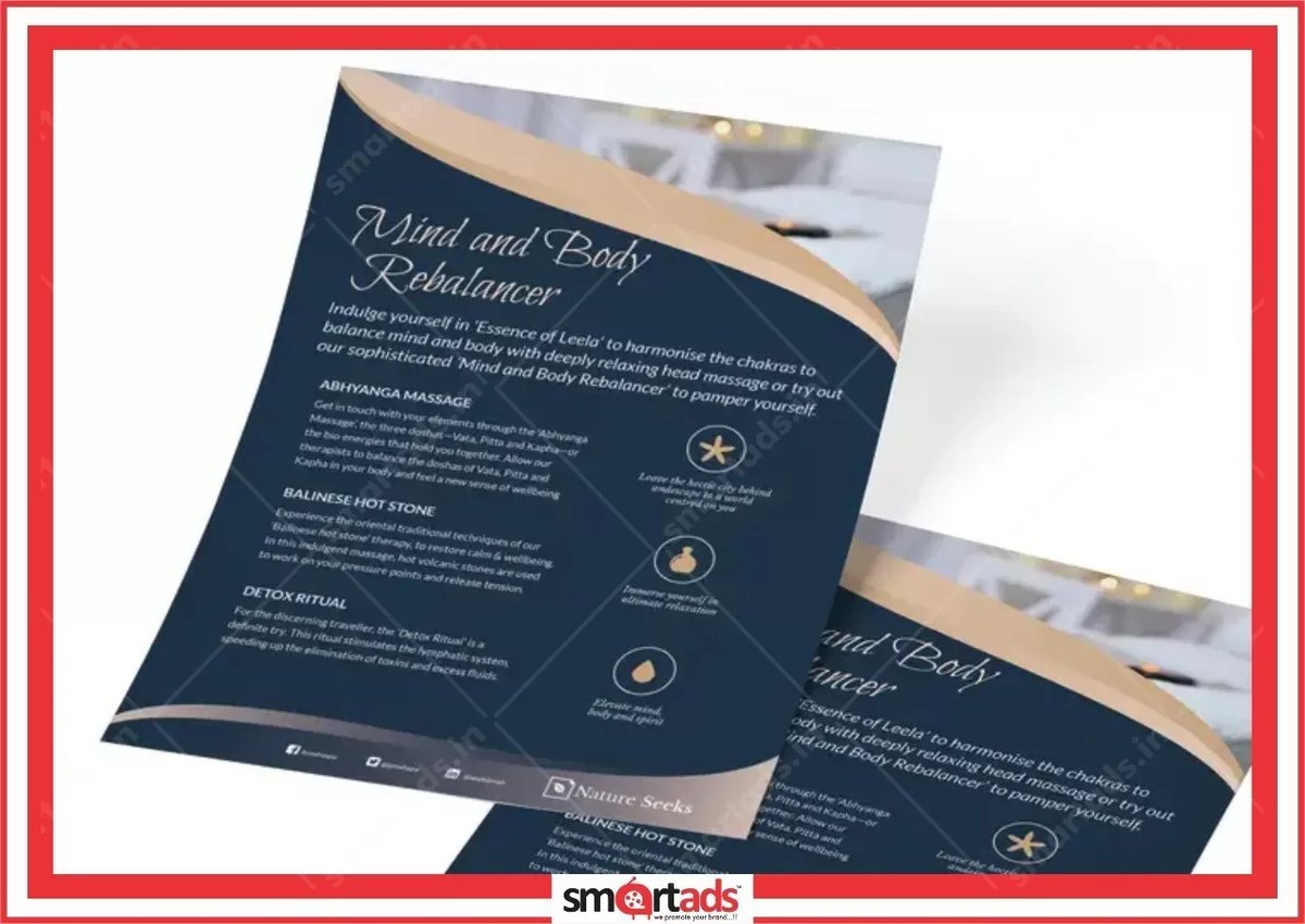 One Side Single Color Printing media advertisement