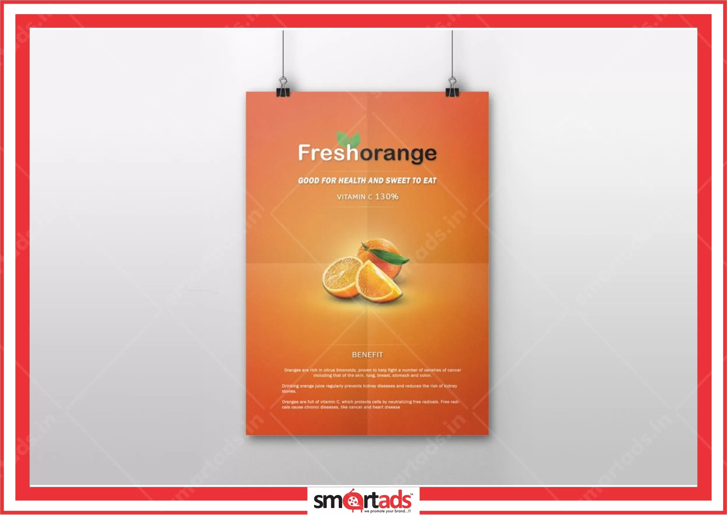 Poster media advertisement