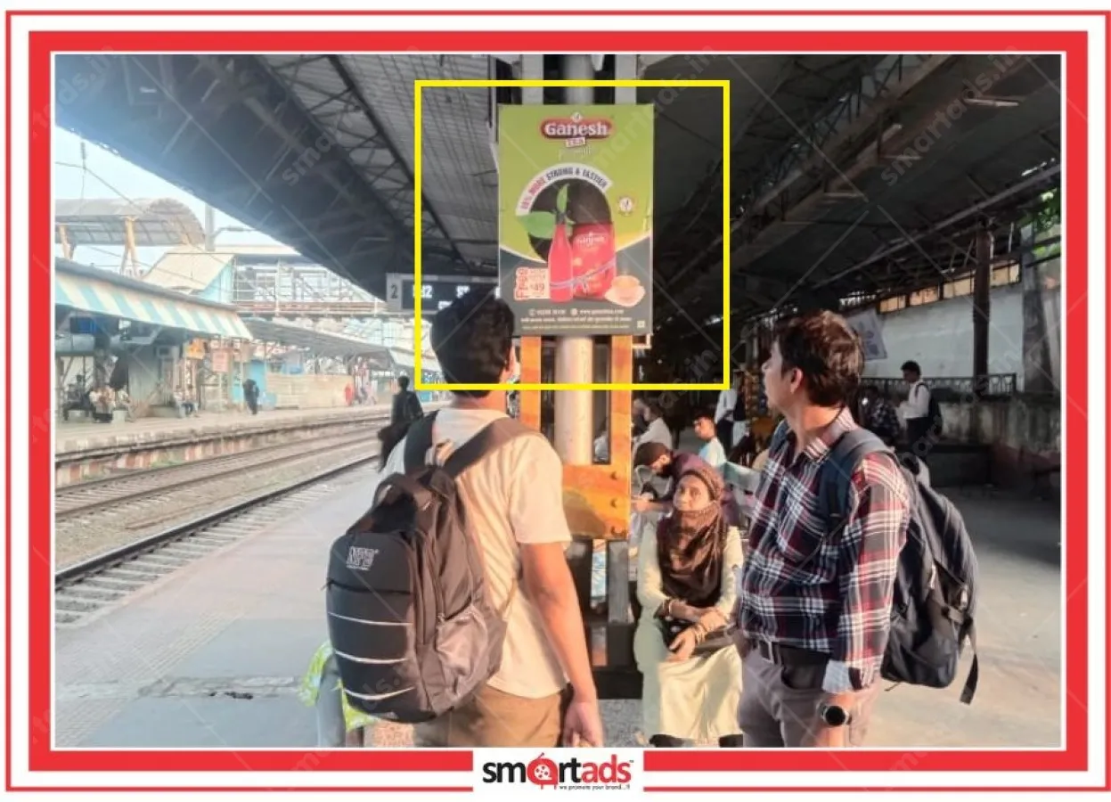 Platform Pillar Board media advertisement