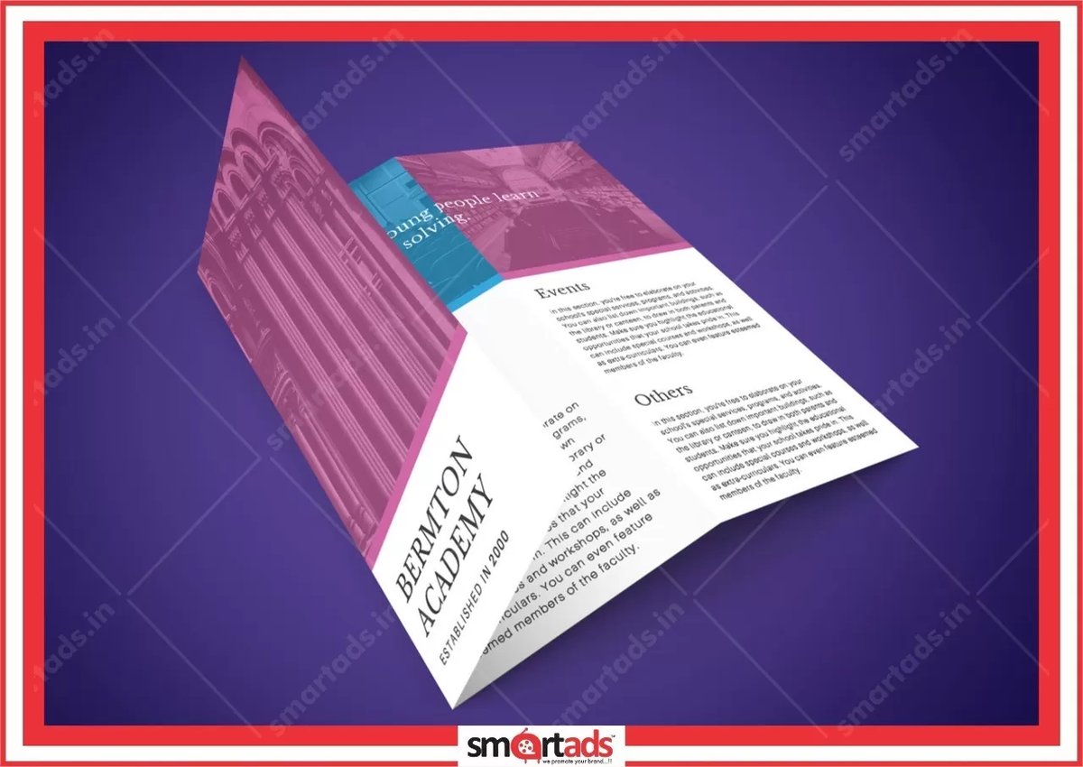 Two Side Color Printing media advertisement