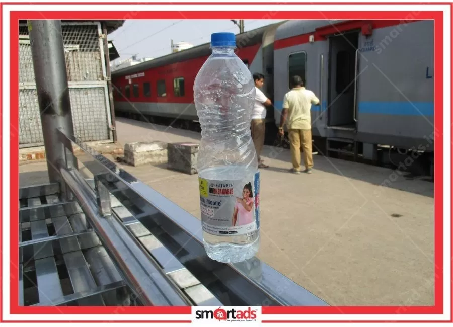 Water Bottle Wrapper media advertisement